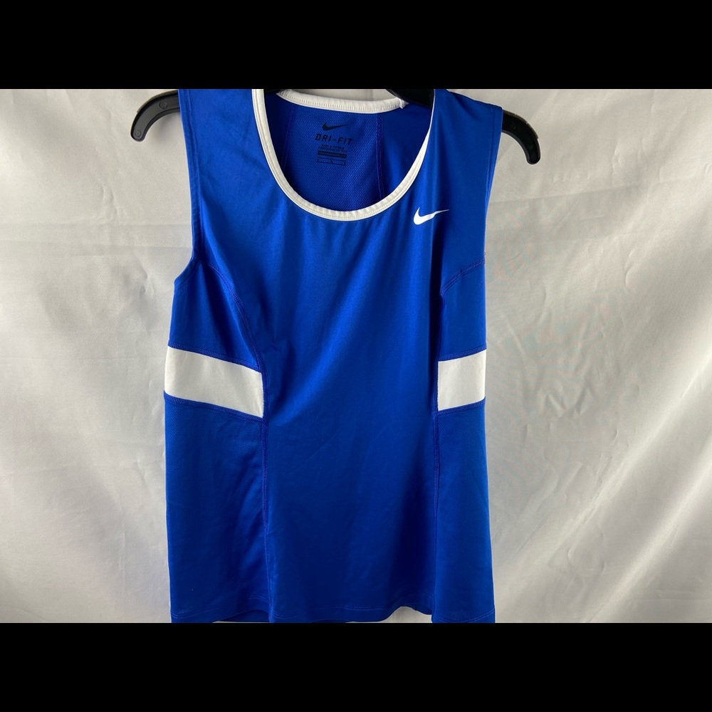 Blue & White Nike DRI-FIT Women's Medium